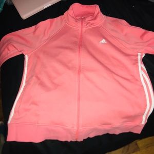 Pink lightweight Adidas sweater